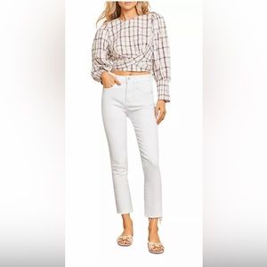 Veronica Beard carly kick flare high rise jeans
